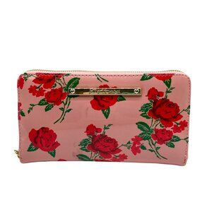 Betsey Johnson Blush Pink Floral Clutch
